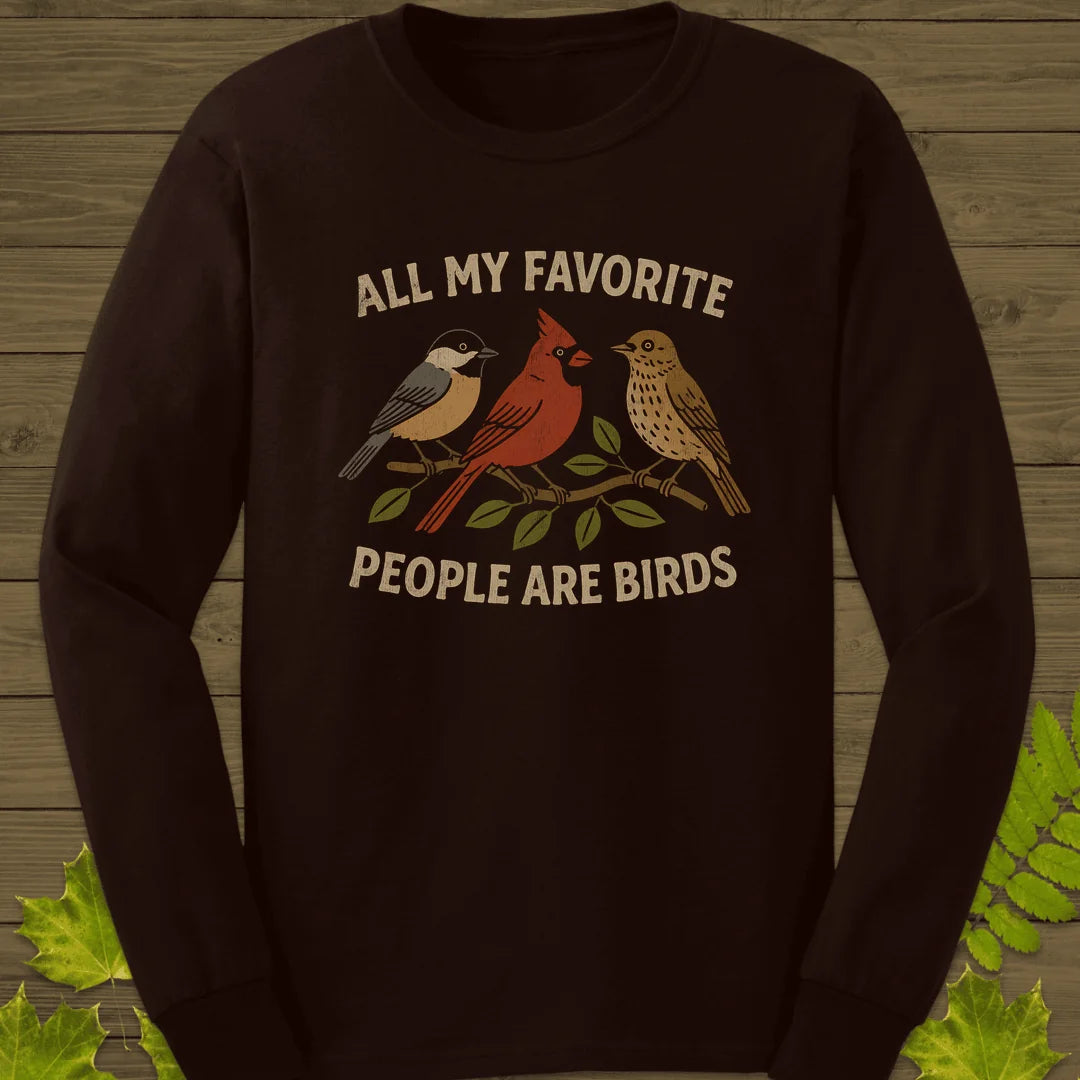 Favorite People Long Sleeve in Dark Chocolate