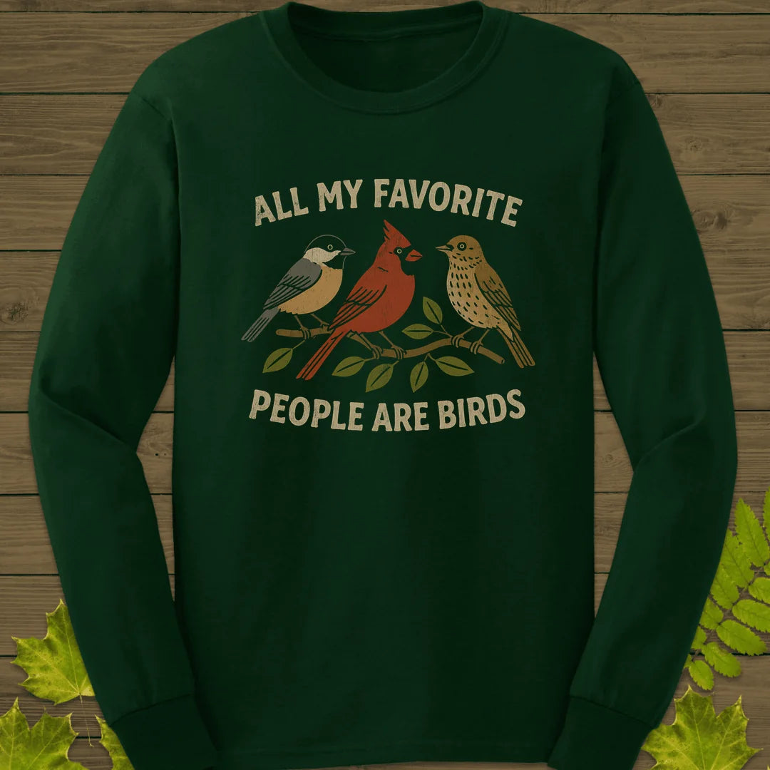 Favorite People Long Sleeve in Forest Green