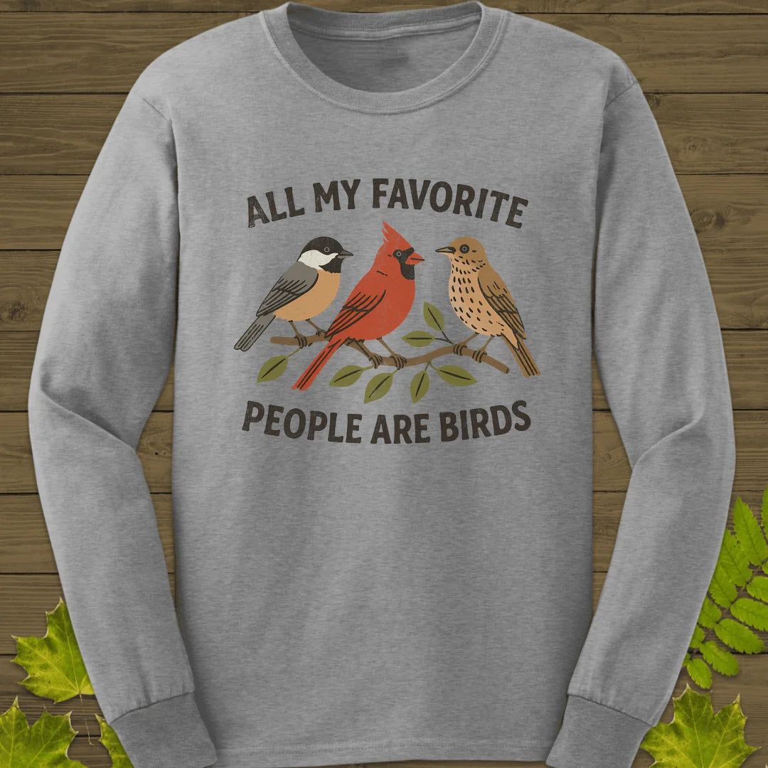 Favorite People Long Sleeve in Sport Grey