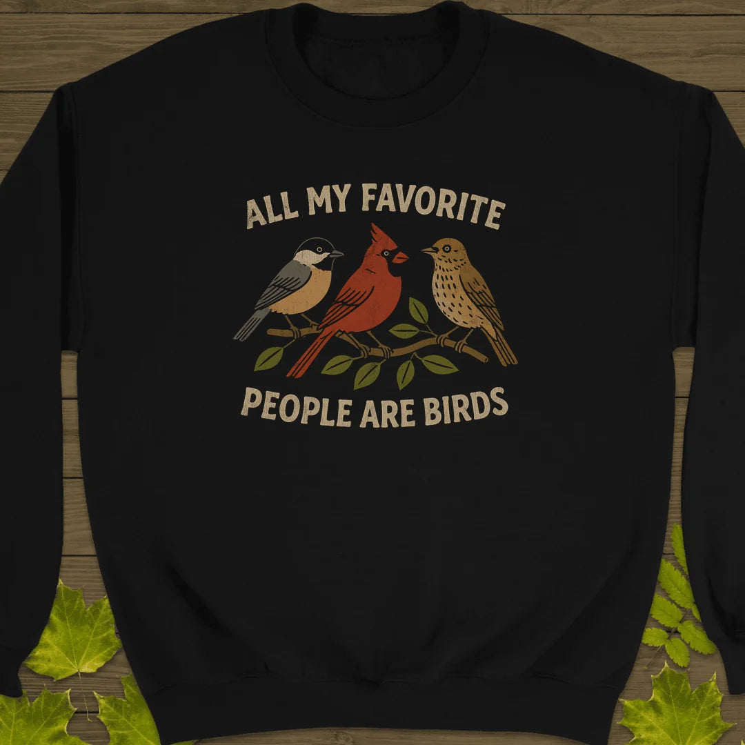 Favorite People Sweatshirt in Black