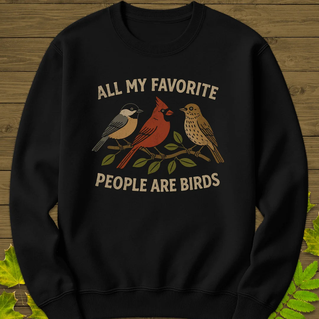 Favorite People Sweatshirt in Black