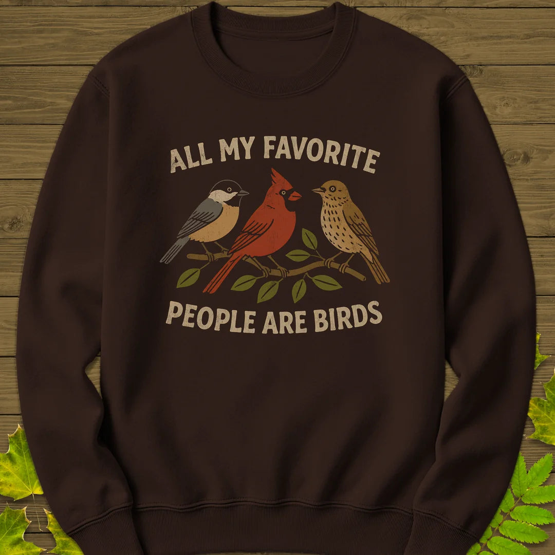 Favorite People Sweatshirt in Dark Chocolate