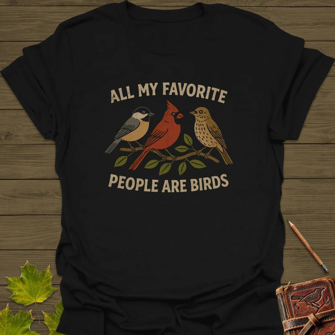 Favorite People T-Shirt in Black