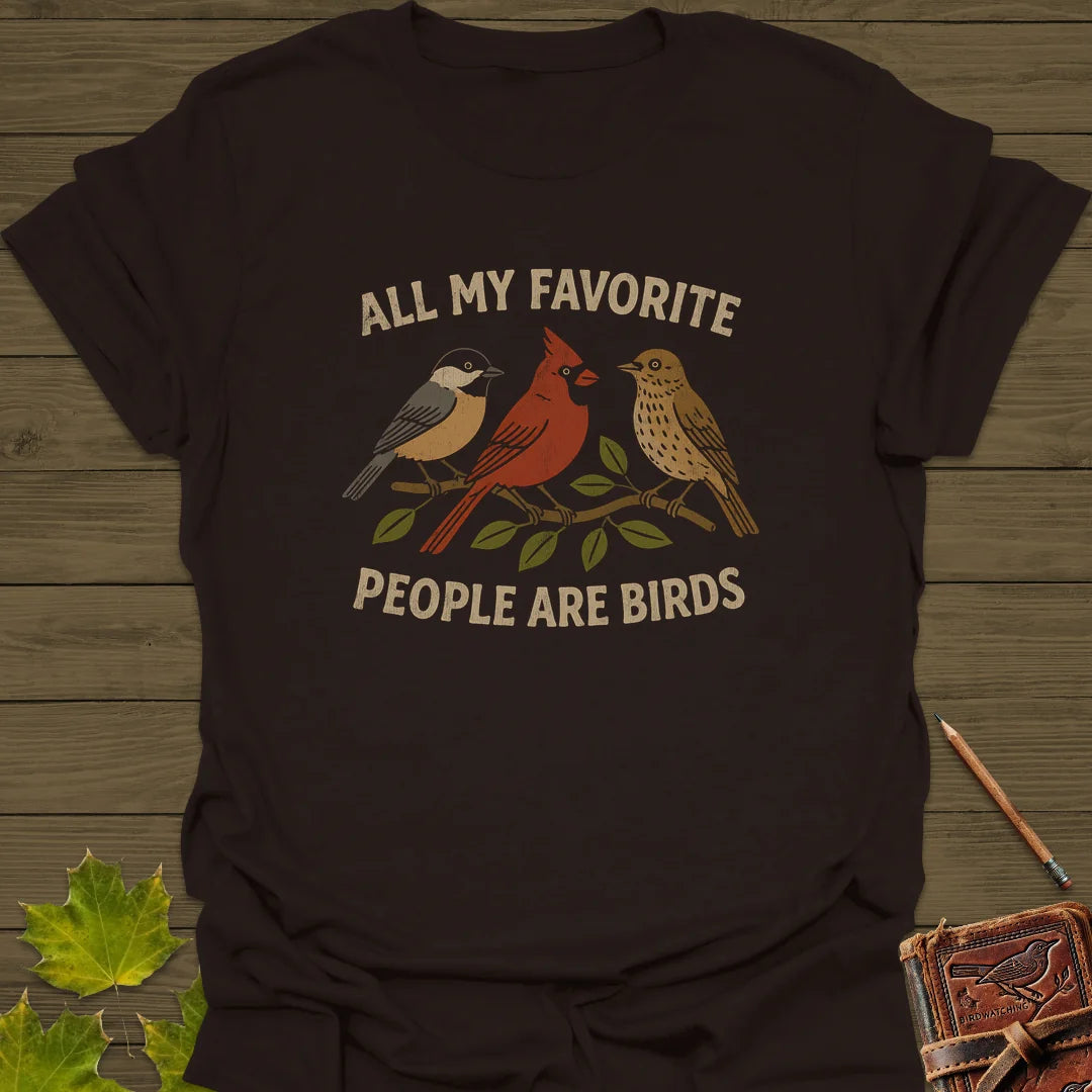 Favorite People T-Shirt in Dark Chocolate