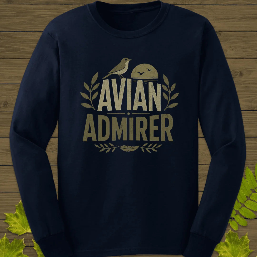 Avian Admirer Long Sleeve in Navy