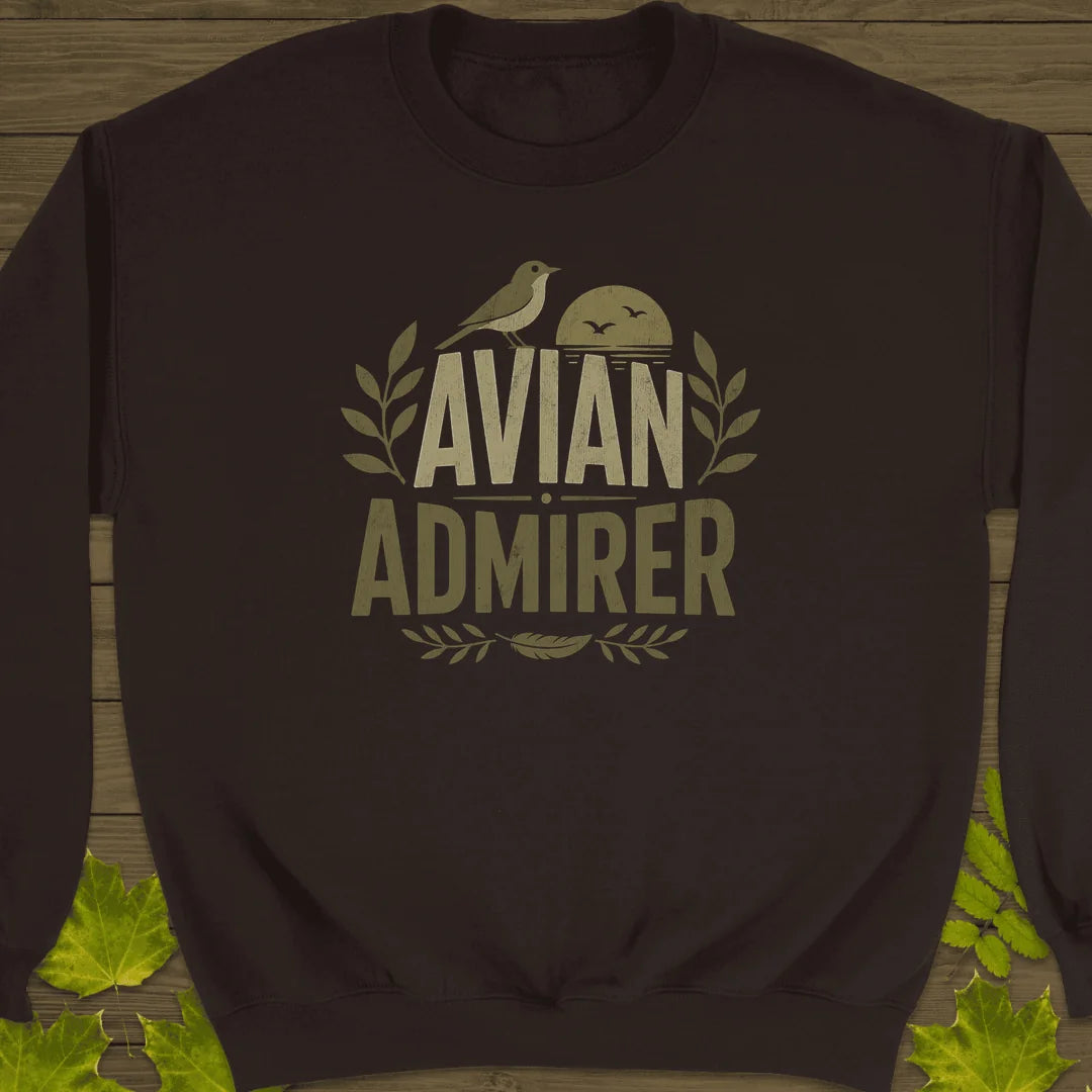 Avian Admirer Sweatshirt in Dark Chocolate