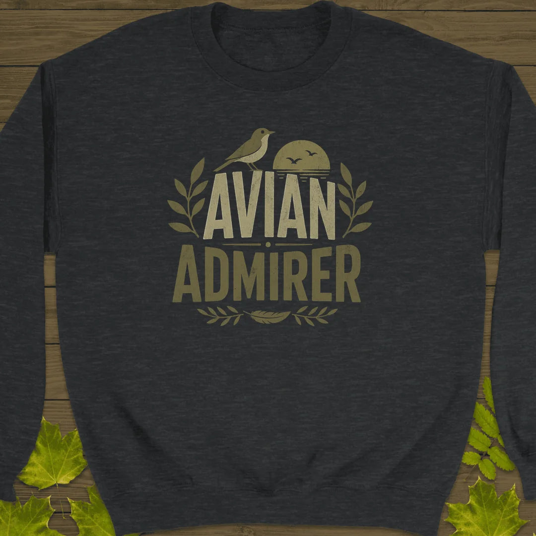 Avian Admirer Sweatshirt in Dark Heather