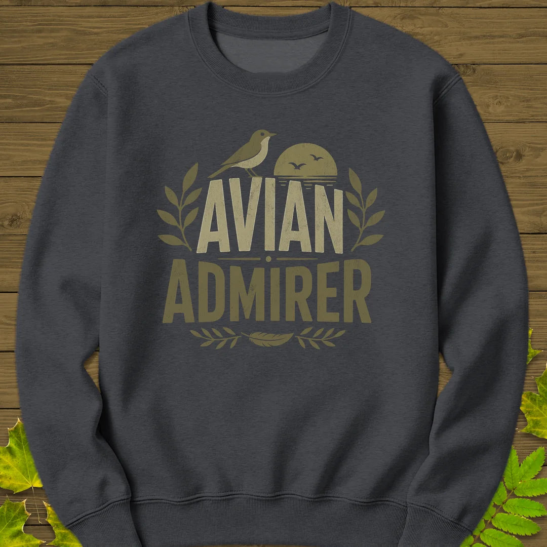 Avian Admirer Sweatshirt in Dark Heather