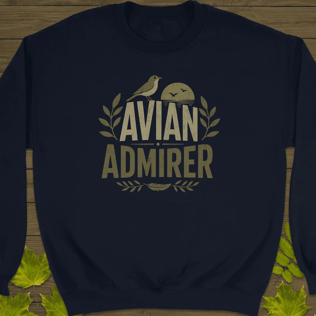Avian Admirer Sweatshirt in Navy