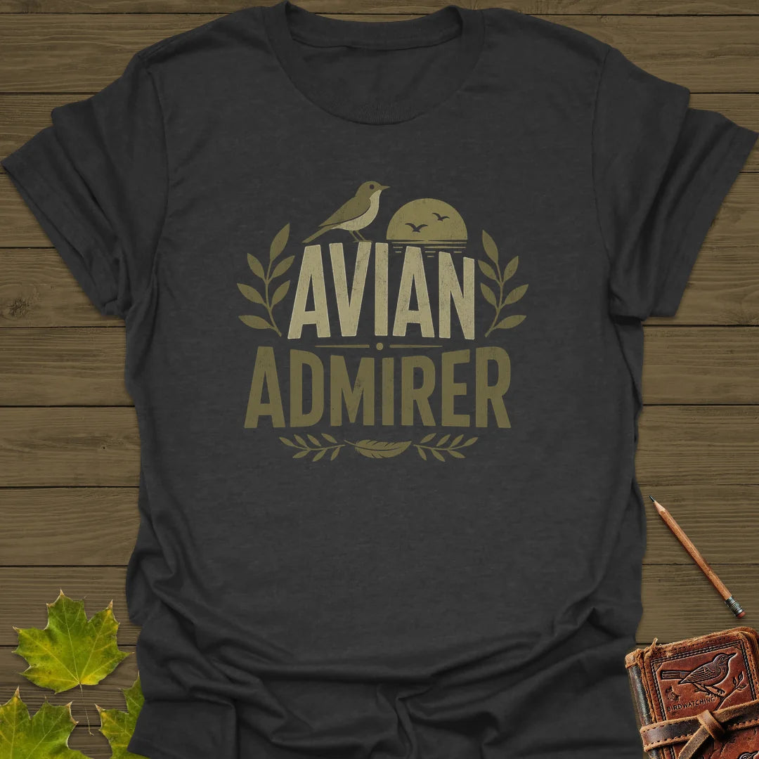 Avian Admirer T-Shirt in Dark Heather
