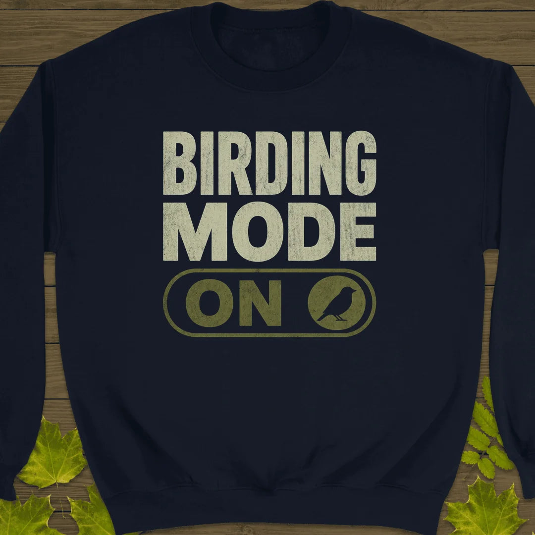 Birding Mode Activated Sweatshirt in Navy