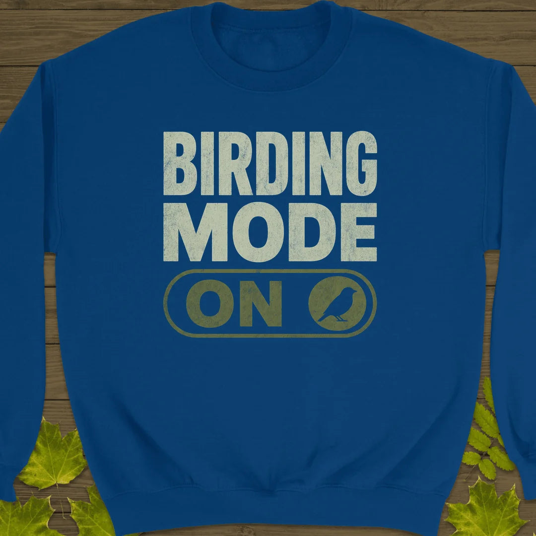 Birding Mode Activated Sweatshirt in Royal