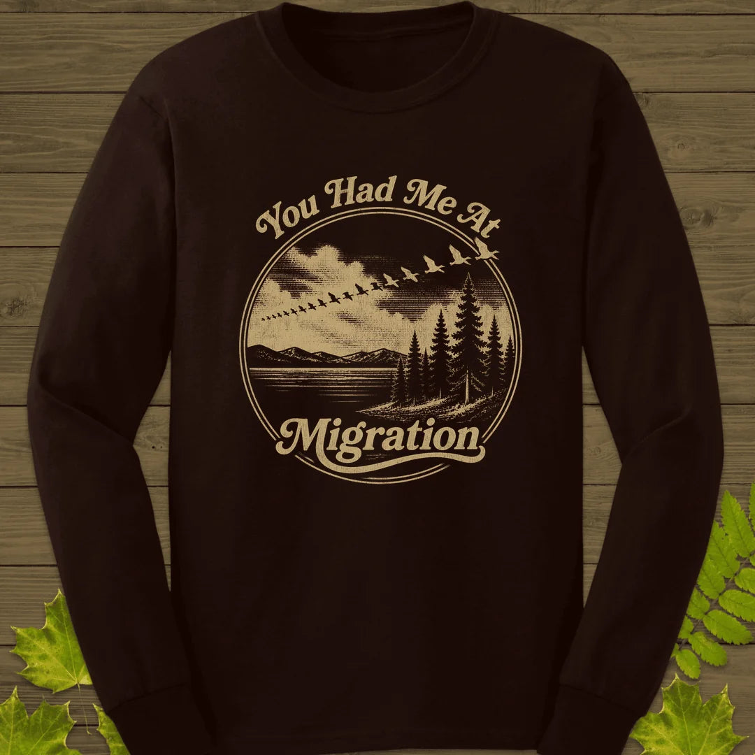 You Had Me At Migration Long Sleeve in Dark Chocolate