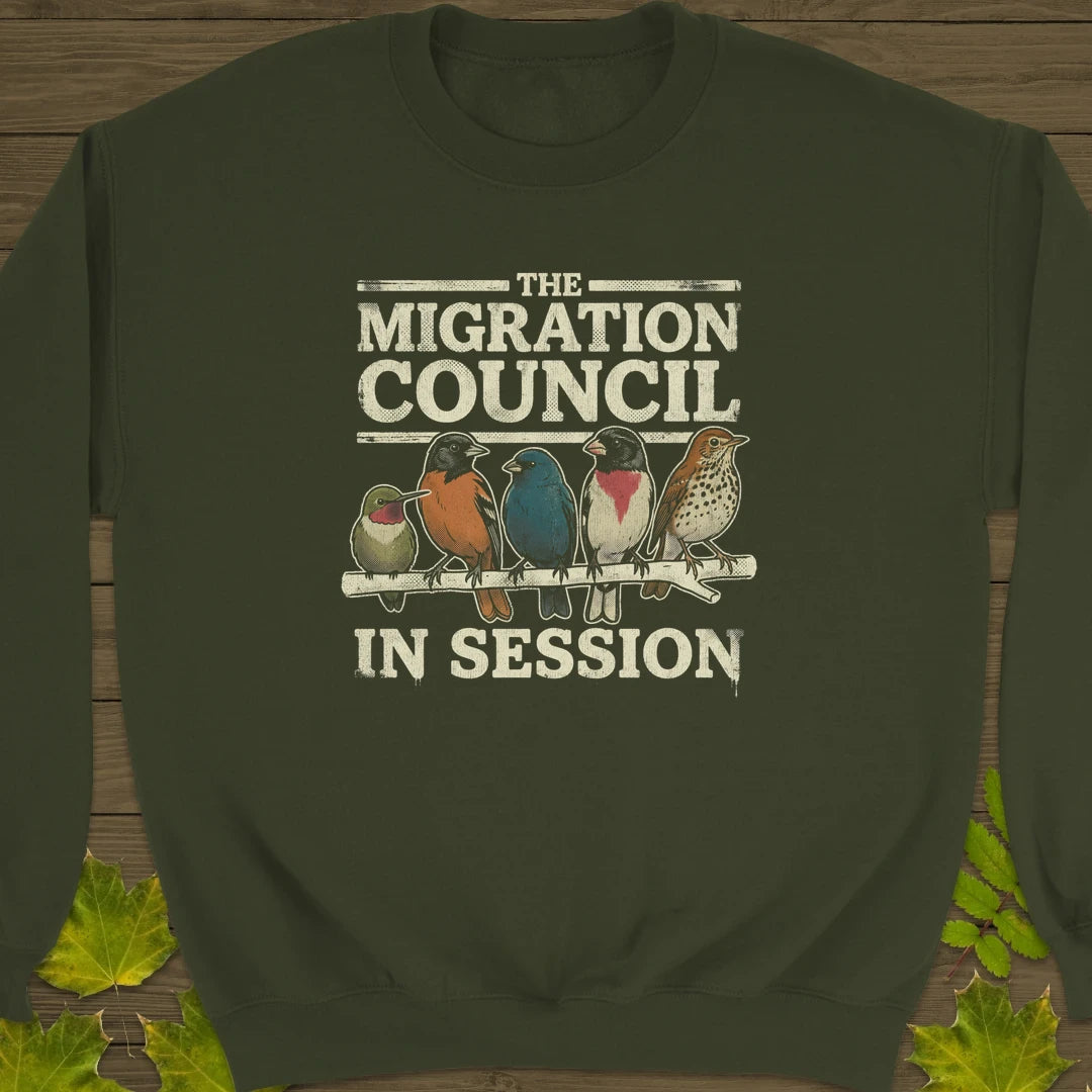 Council Meeting Sweatshirt Military Green