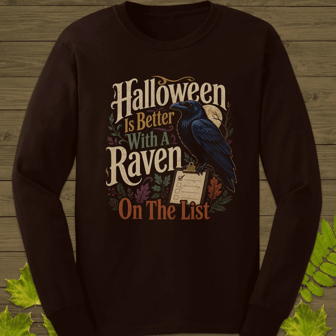 Raven On The List Long Sleeve in Dark Chocolate