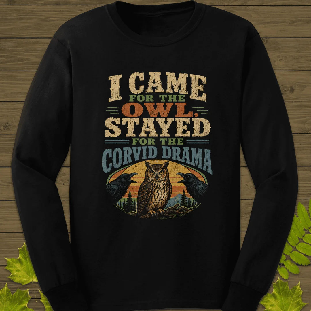 Corvid Drama Club Long Sleeve in Black