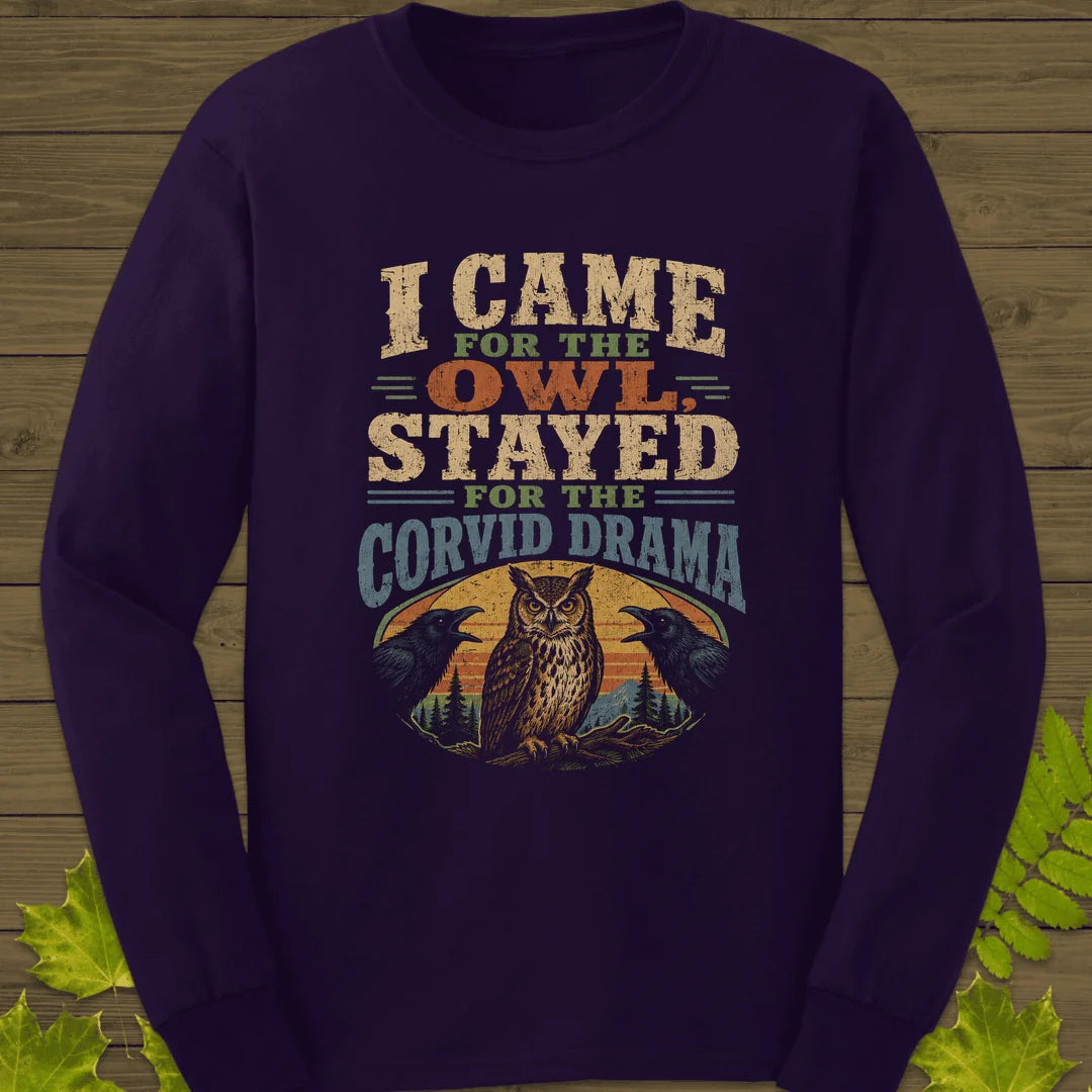 Corvid Drama Club Long Sleeve in Purple