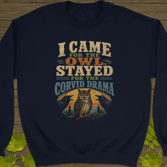 Corvid Drama Club Sweatshirt in Navy