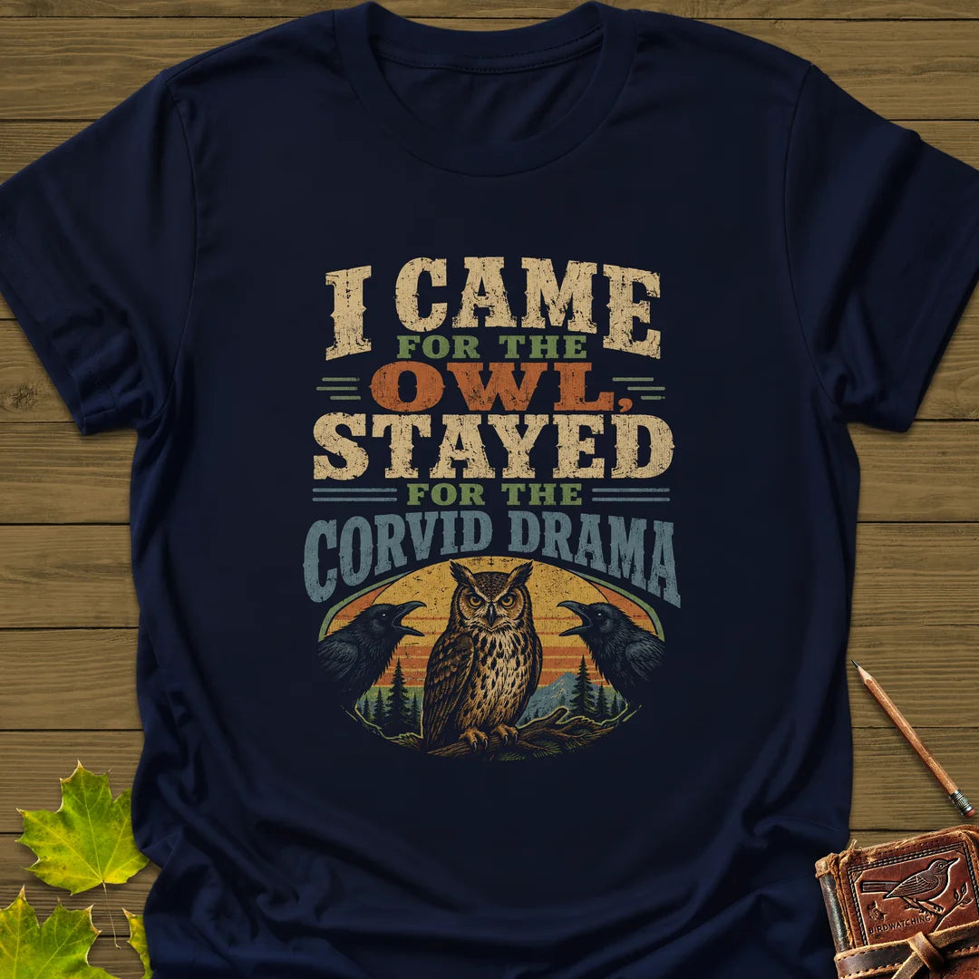 Corvid Drama Club T-Shirt in Navy