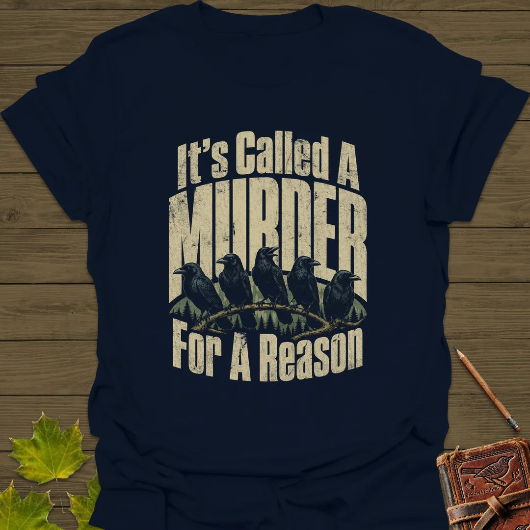 It's Called A Murder T-Shirt in Navy