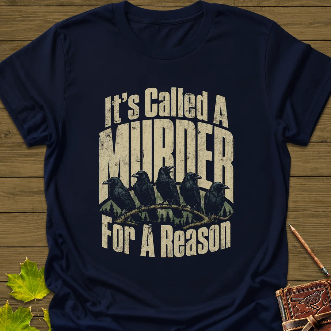 It's Called A Murder T-Shirt in Navy