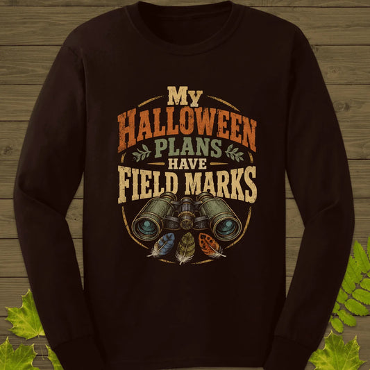 Halloween Field Marks Long Sleeve in Dark Chocolate