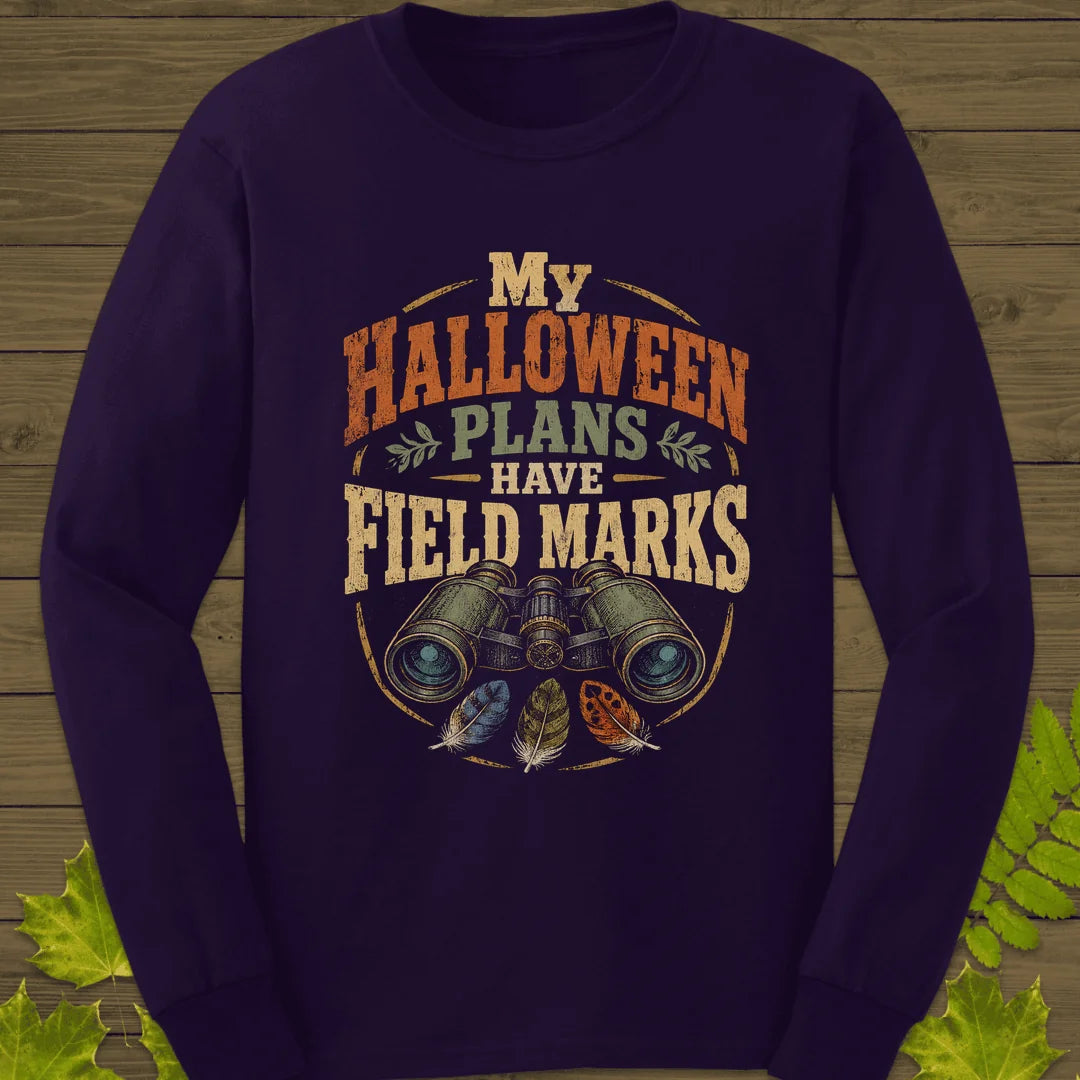 Halloween Field Marks Long Sleeve in Purple