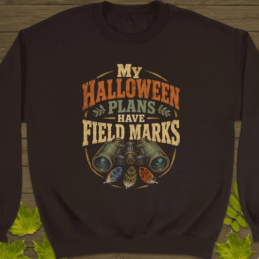 Halloween Field Marks Sweatshirt in Dark Chocolate