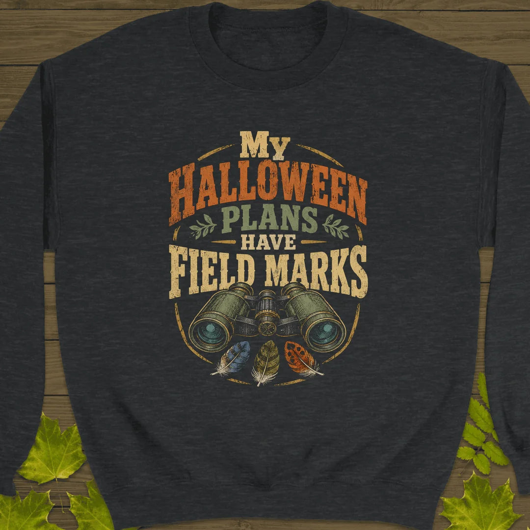 Halloween Field Marks Sweatshirt in Dark Heather