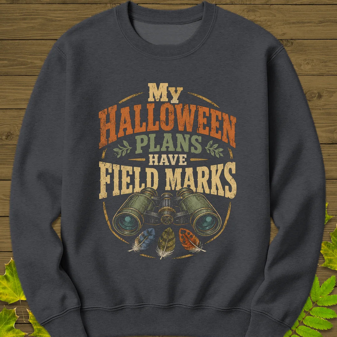 Halloween Field Marks Sweatshirt in Dark Heather
