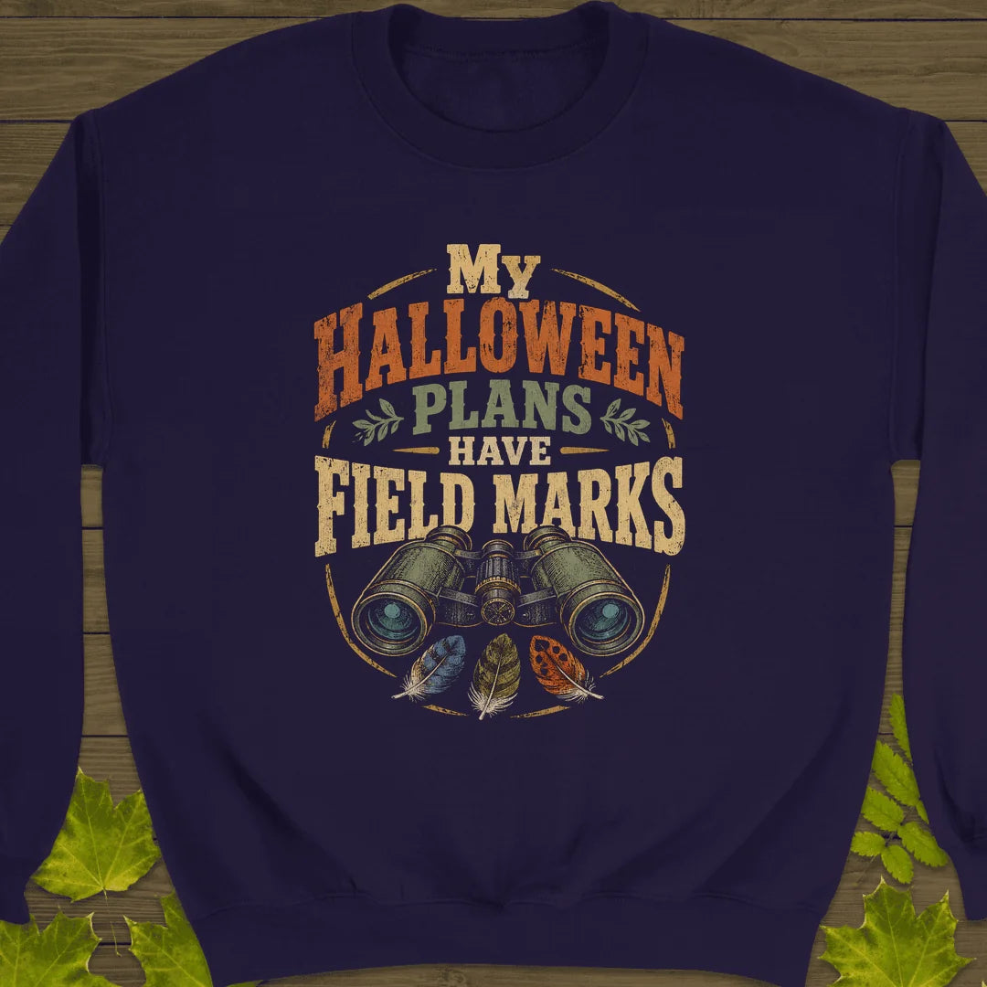 Halloween Field Marks Sweatshirt in Purple