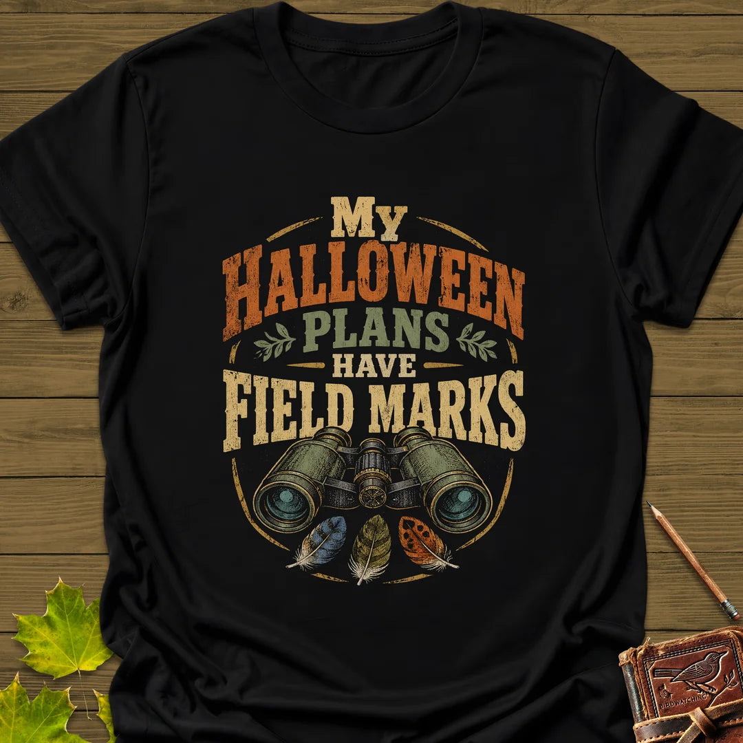 Halloween Field Marks T-Shirt in Black