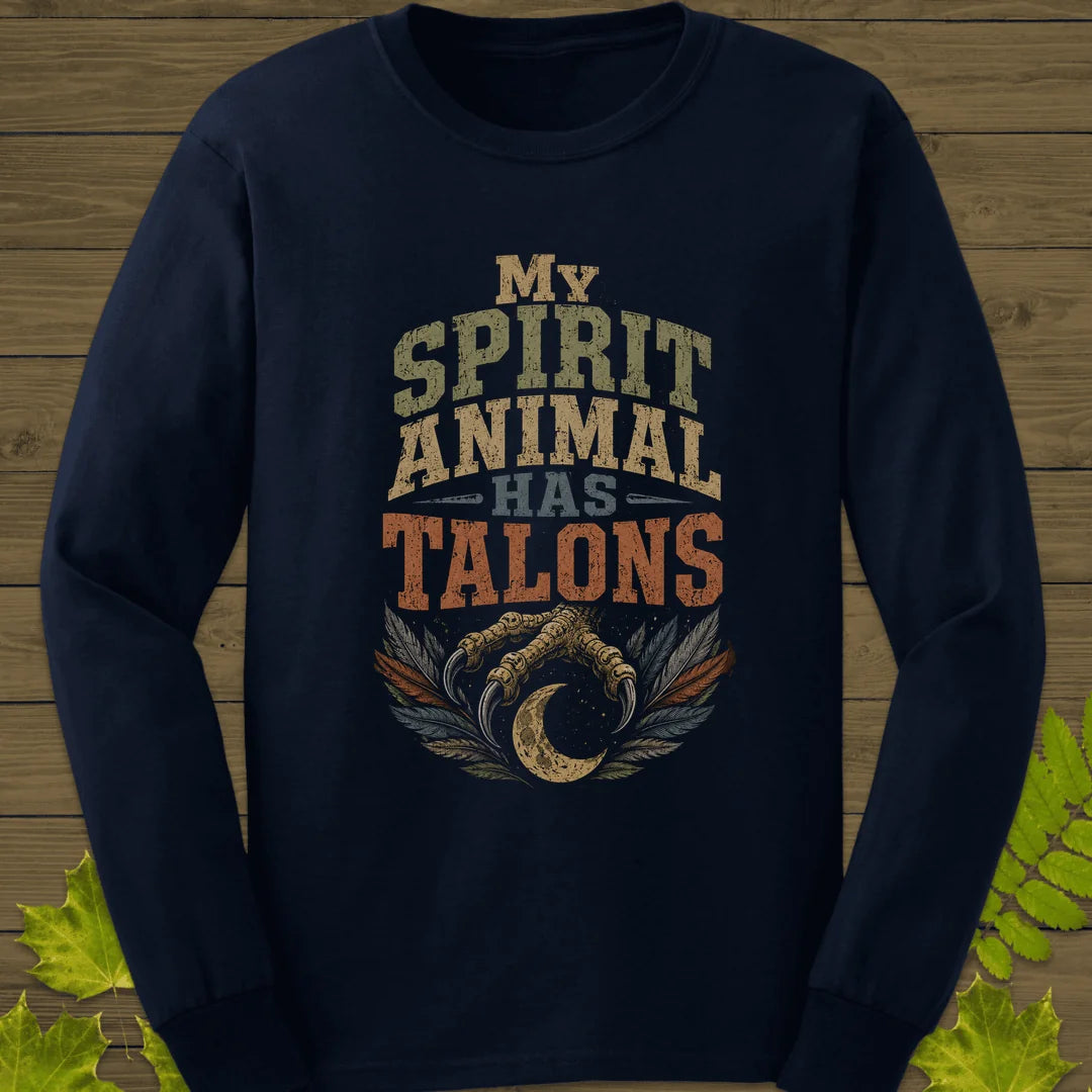 Talons Spirit Animal Long Sleeve in Navy