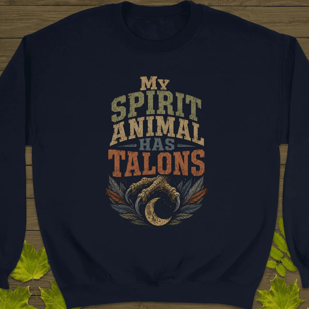 Talons Spirit Animal Sweatshirt in Navy