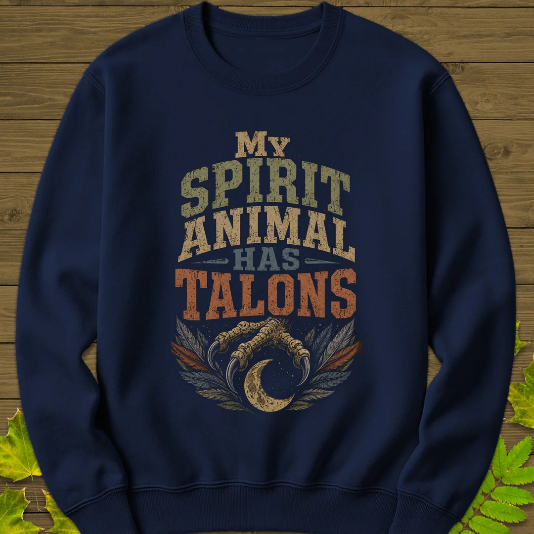 Talons Spirit Animal Sweatshirt in Navy