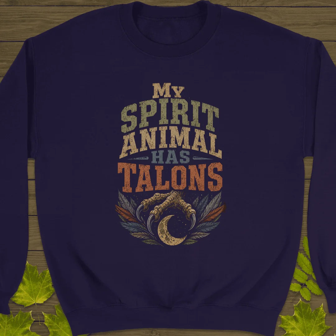 Talons Spirit Animal Sweatshirt in Purple