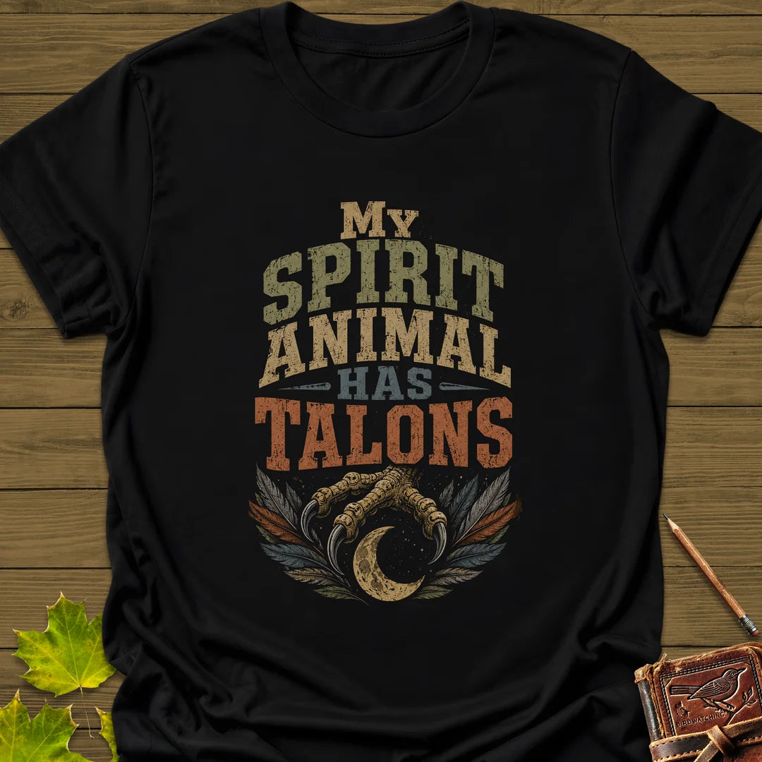 Talons Spirit Animal T-Shirt in Black