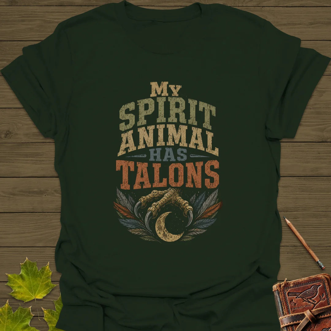 Talons Spirit Animal T-Shirt in Forest Green