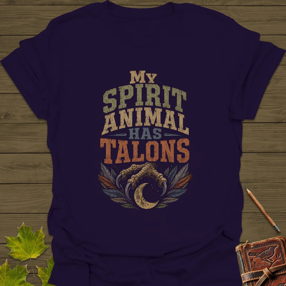 Talons Spirit Animal T-Shirt in Purple