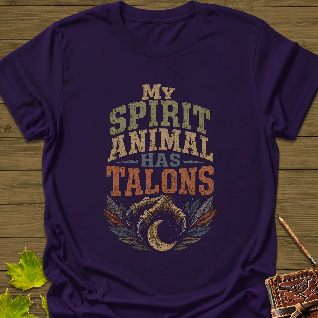 Talons Spirit Animal T-Shirt in Purple