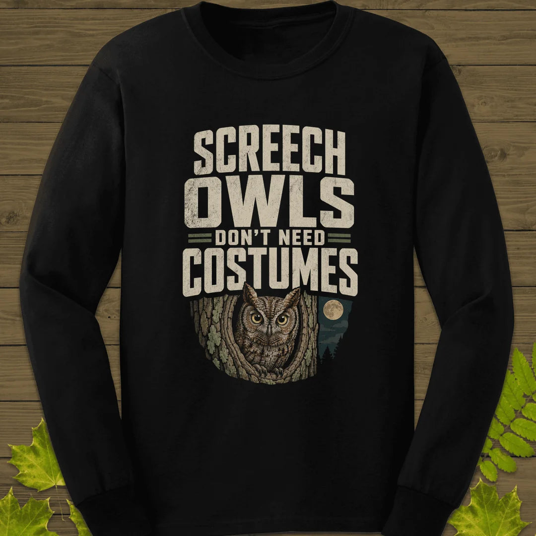 Screech Owls Costumes Long Sleeve in Black