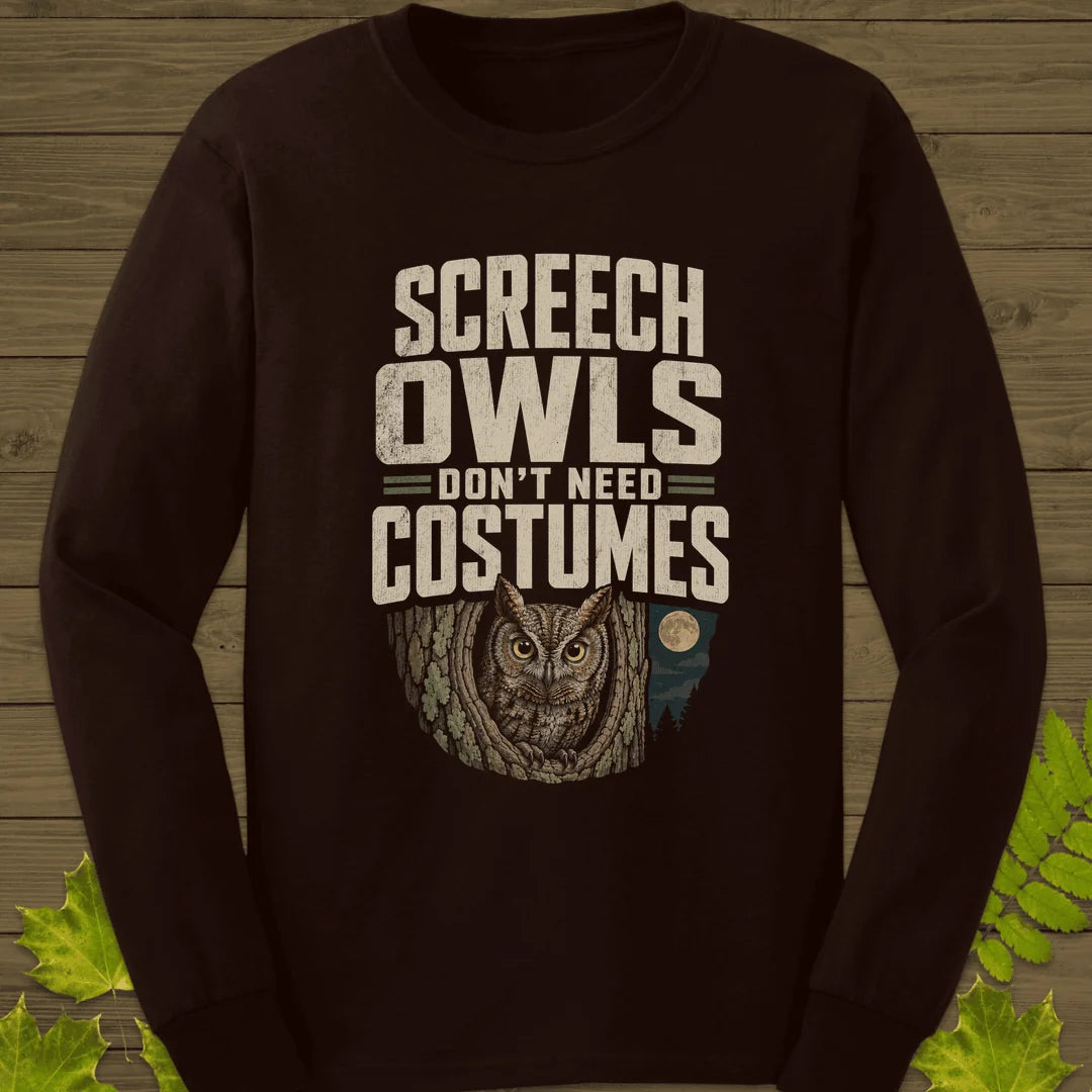 Screech Owls Costumes Long Sleeve in Dark Chocolate