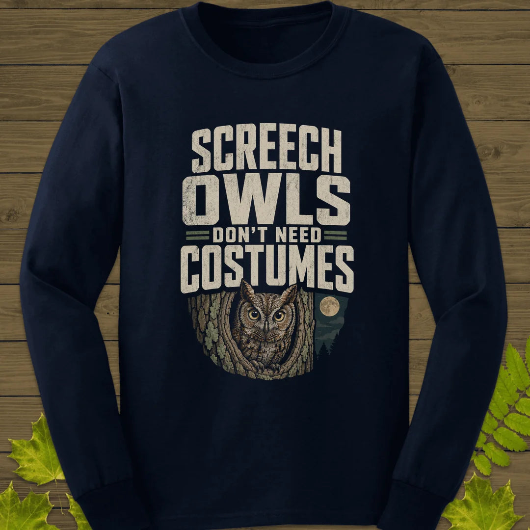 Screech Owls Costumes Long Sleeve in Navy