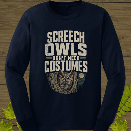 Screech Owls Costumes Long Sleeve in Navy