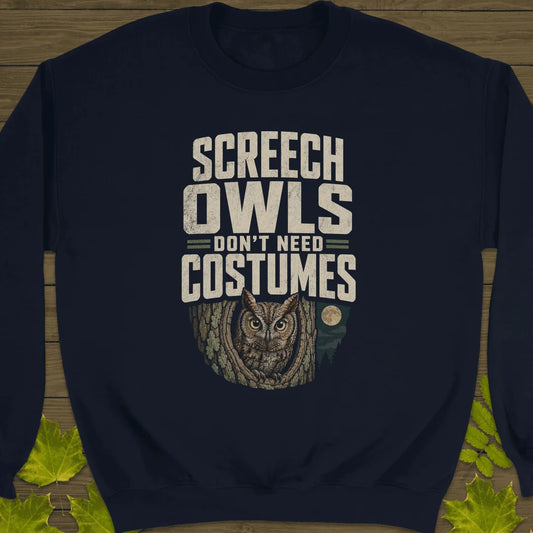 Screech Owls Costumes Sweatshirt in Navy