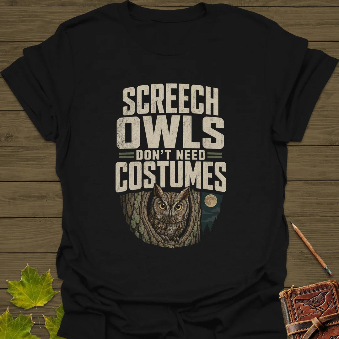 Screech Owls Costumes T-Shirt in Black