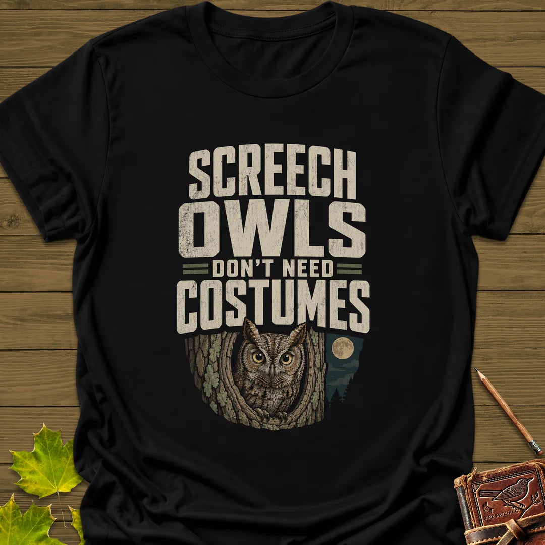 Screech Owls Costumes T-Shirt in Black
