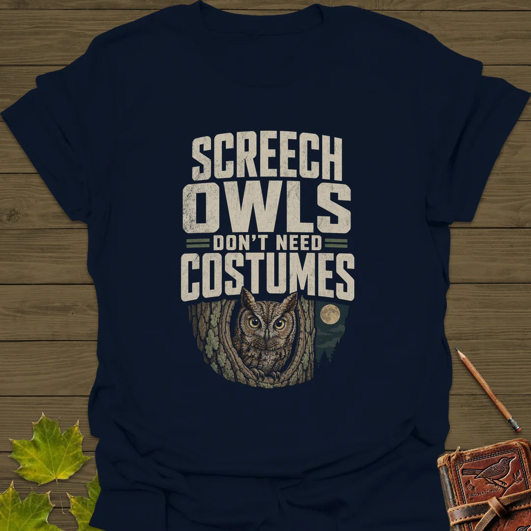 Screech Owls Costumes T-Shirt in Navy
