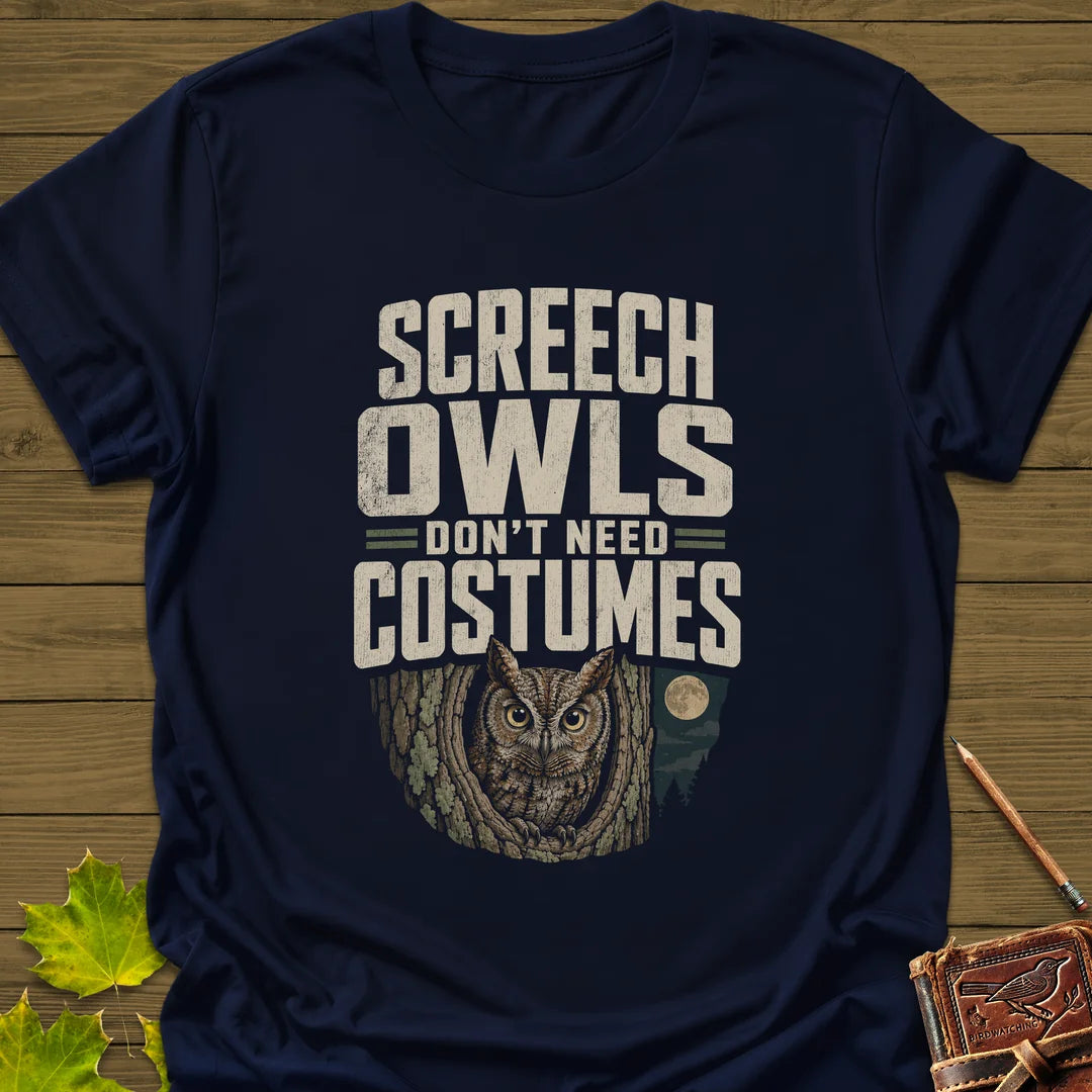 Screech Owls Costumes T-Shirt in Navy