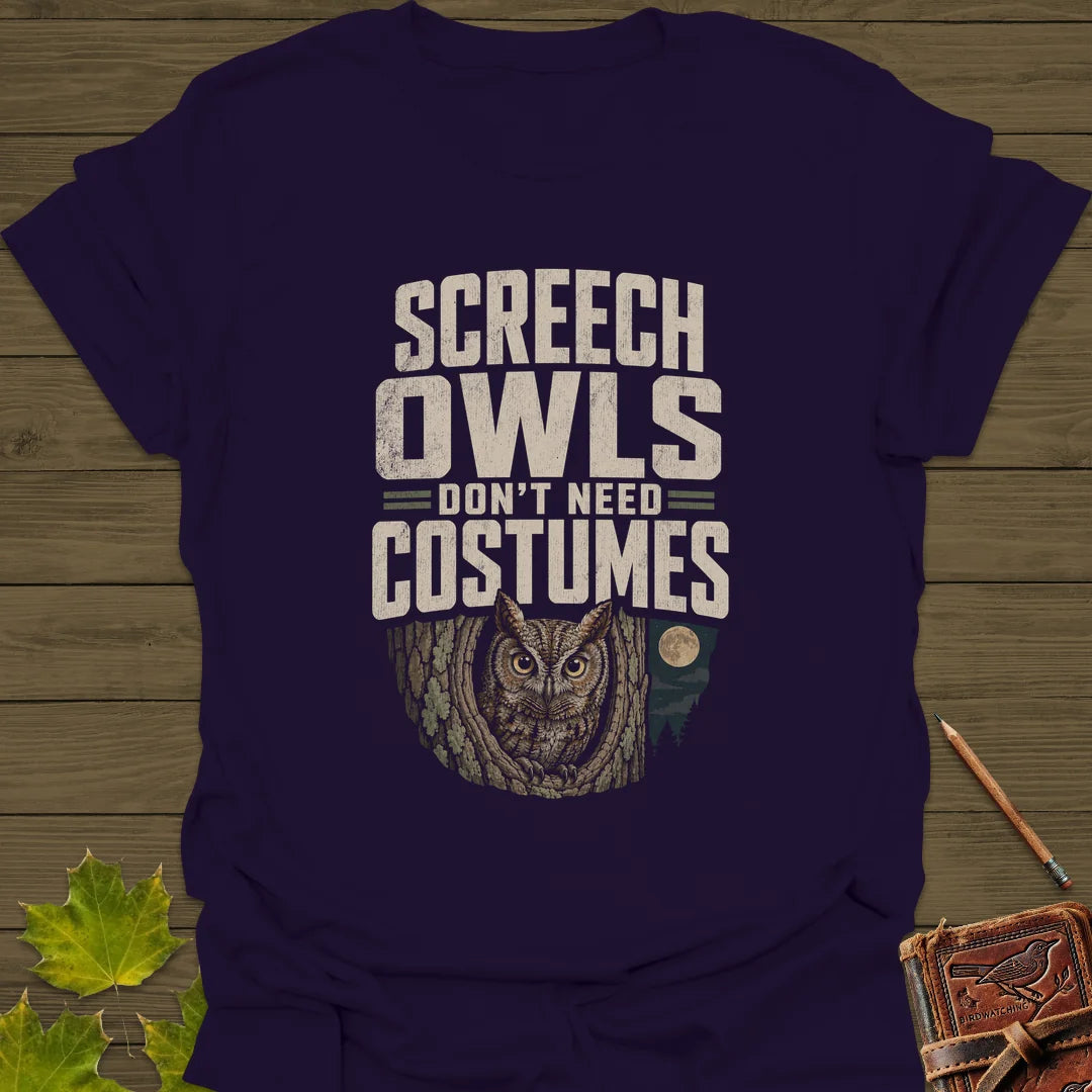 Screech Owls Costumes T-Shirt in Purple